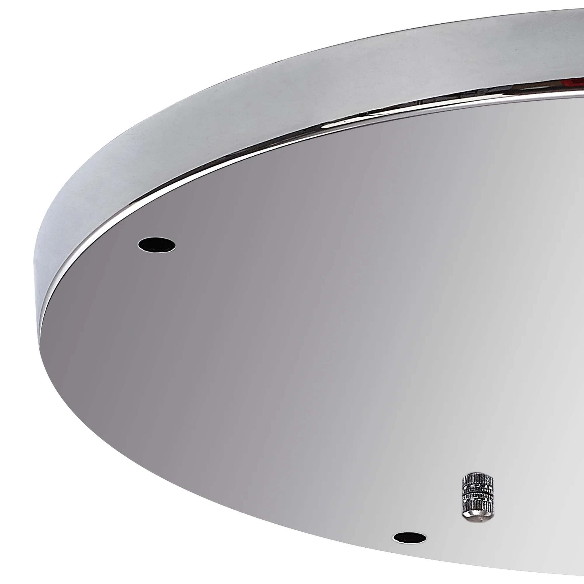 Hayes 5 Hole 40cm Round Ceiling Plate Polished Chrome D0830CH  Deco Hayes Chrome
